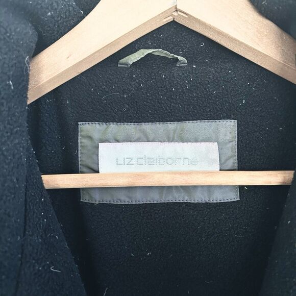 VTG 2000s Y2K Liz Claiborne Down Puffer Jacket Size L Brown Purple Shimmer - Picture 3 of 16